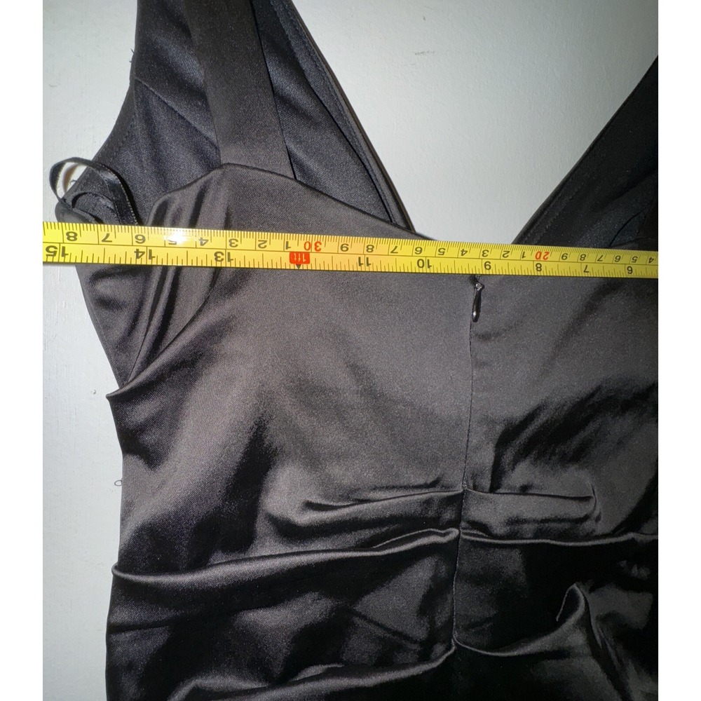 XScape Joanna Chen Satin Dress Rushed Sexy Hoco Cocktail Body Con Women's 8 - Picture 9 of 12